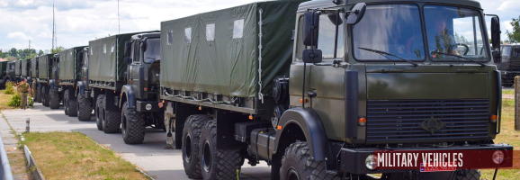 The Ukrainian Army has received almost a hundred trucks
