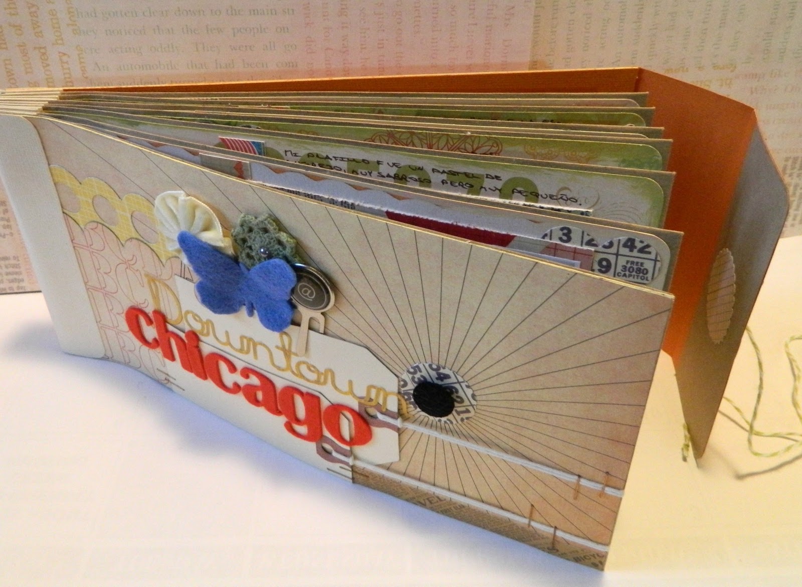 The Scrappy Tree Accordion Binding with Gate Fold Cover