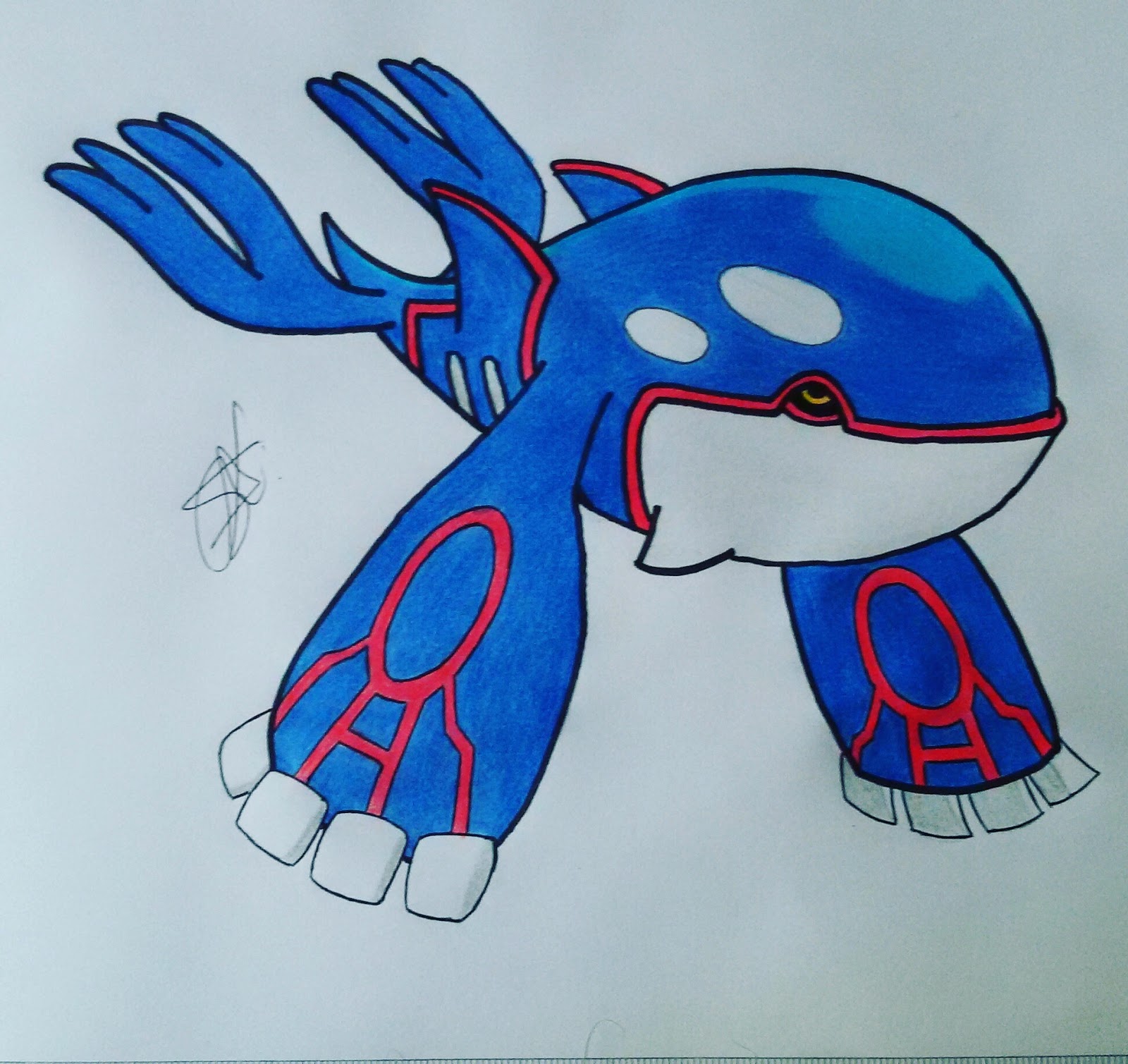 Gosto muito de desenhar, principalmente pokemons lendários. Eu