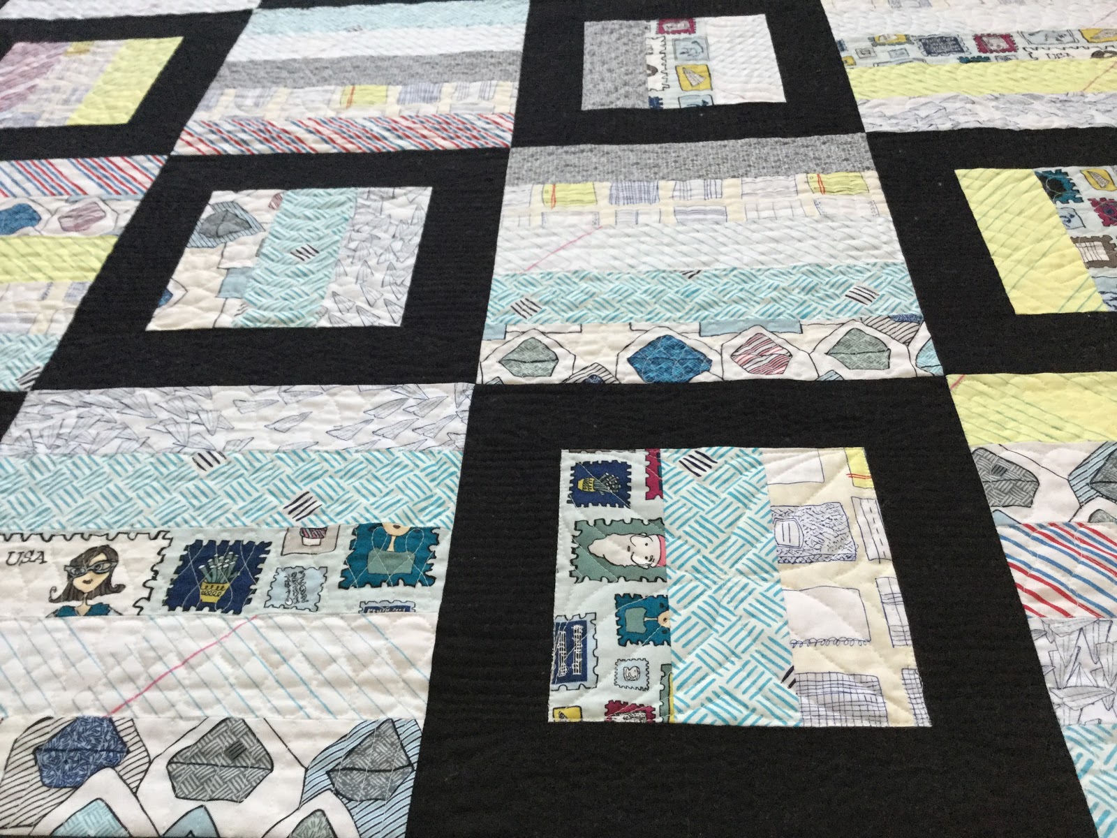Savor Every Stitch Snail Mail Quilt