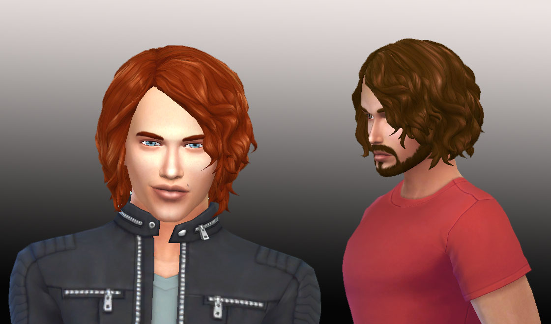 My Sims 4 Blog Delirious Hair For Males By Kiara24