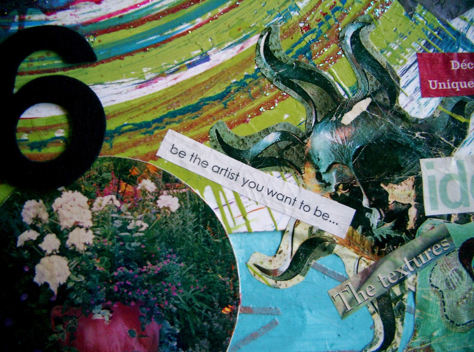 a new year's collage exercise ©linda nelson 2015