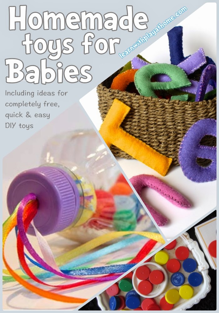 Learn with Play at Home: 8 Homemade toys for Babies