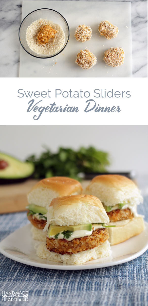 Sweet Potato Patty Recipe and Easy Vegetarian Dinner