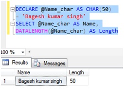 Microsoft Business Intelligence: Difference between Char, Varchar and ...