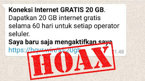 Terungkap Pesan Internet Gratis 20gb Setiap Operator di WhatsApp