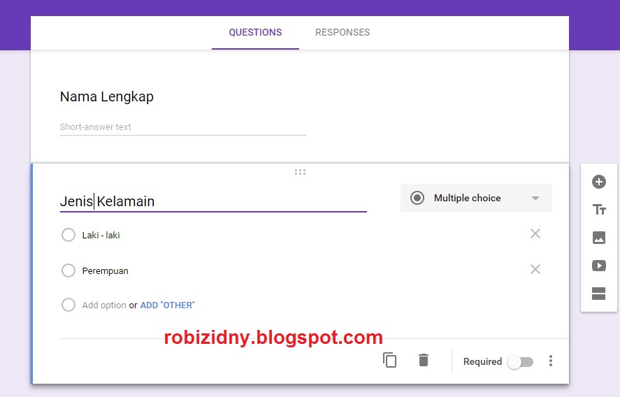 Membuat Formulir Online Menggunakan Google Drive Basis Informasi