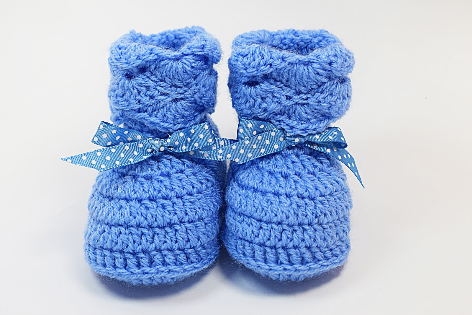 Como Tejer Escarpines Crochet Escarpines De Bebe Zapatito Bebe A - Main Image