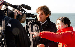 Nippon Television Network filmando Orcas en Punta Norte