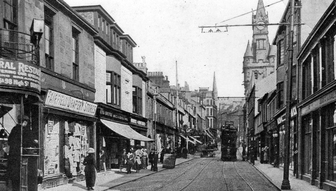 Tour Scotland Photographs Old Photographs Bridge Street Dunfermline