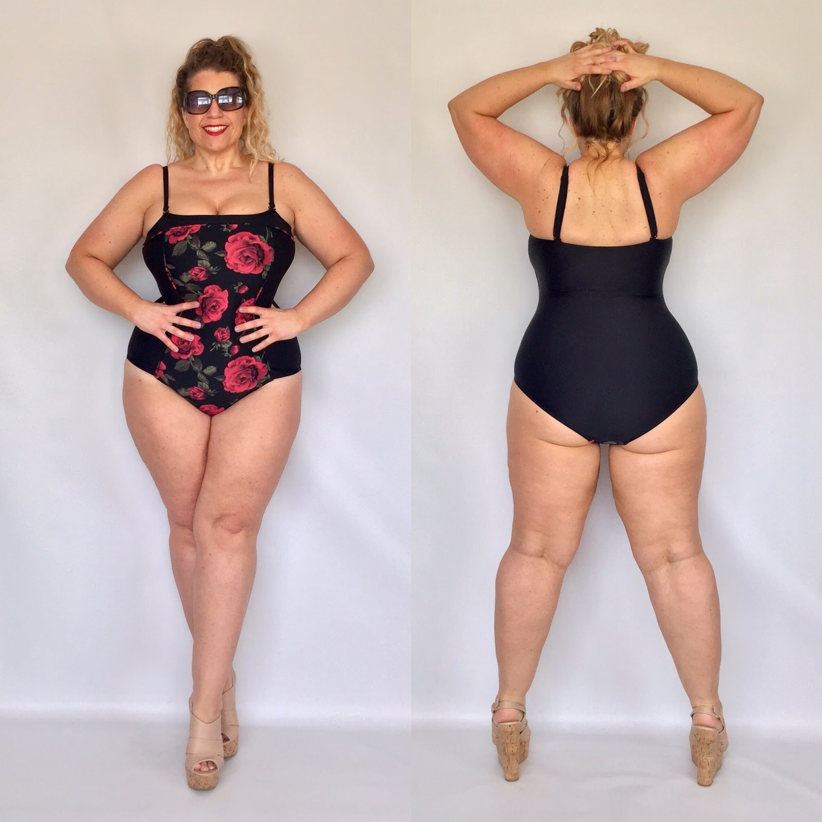 Forever 21+ Floral One-Piece Swimsuit