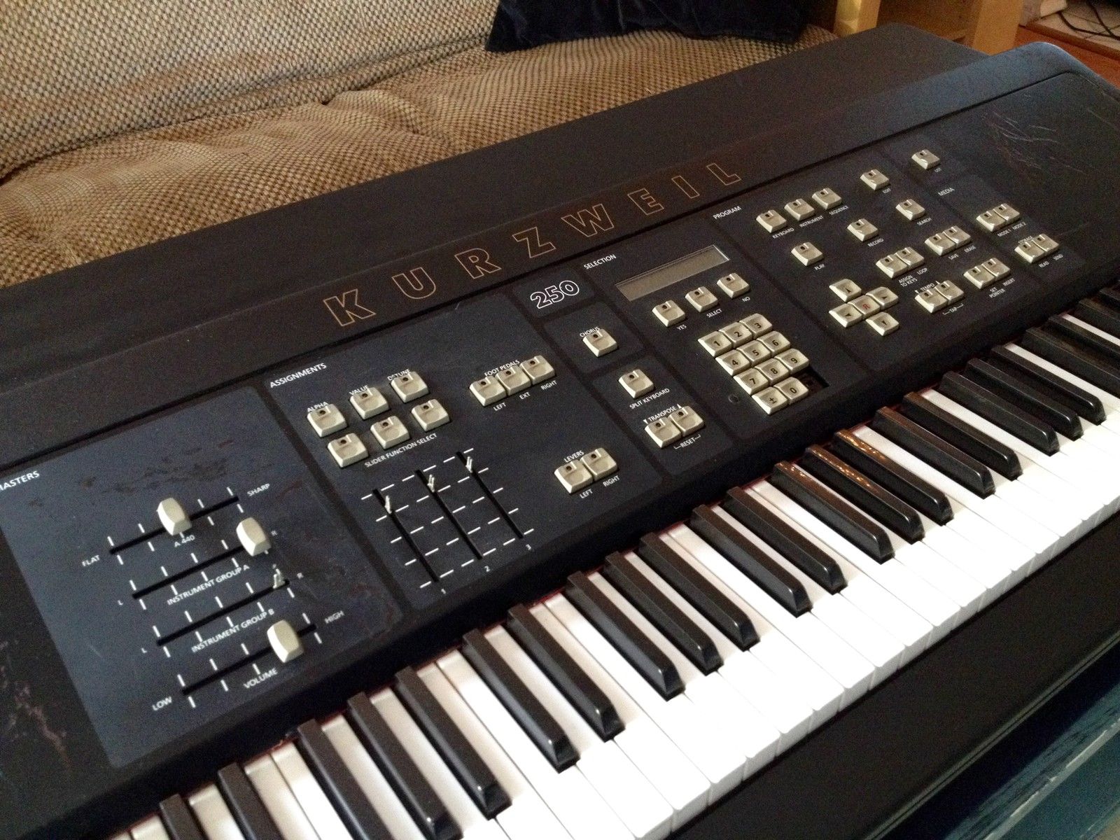 MATRIXSYNTH Vintage/Historical Kurzweil K 250 Keyboard/Synthesizer w