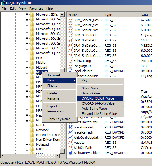 damu's blog Enable trace in CRM