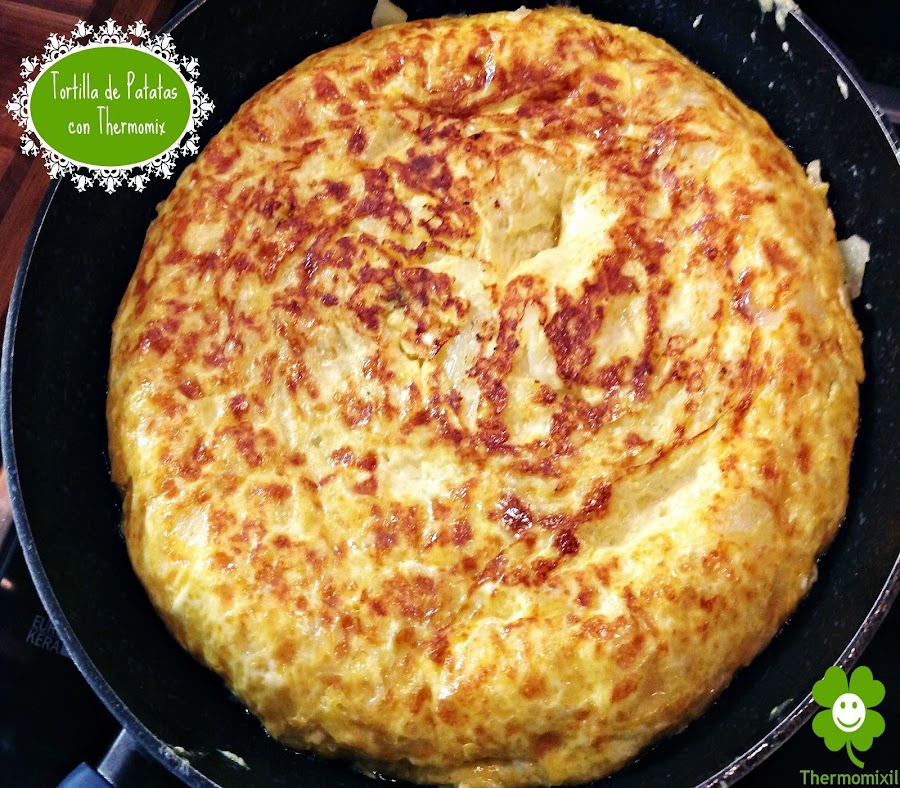 TORTILLA DE PATATAS CON THERMOMIX