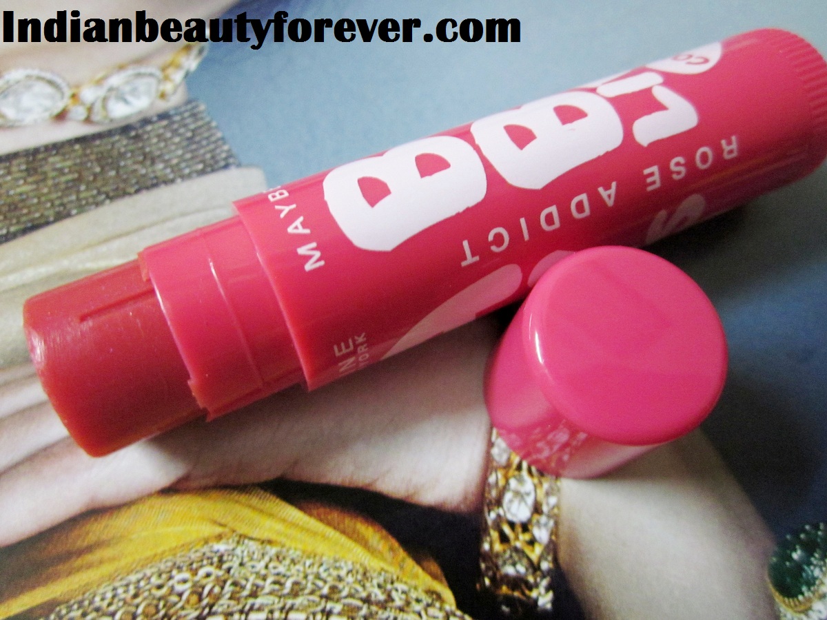 Maybelline baby lips in Rose addict Review 