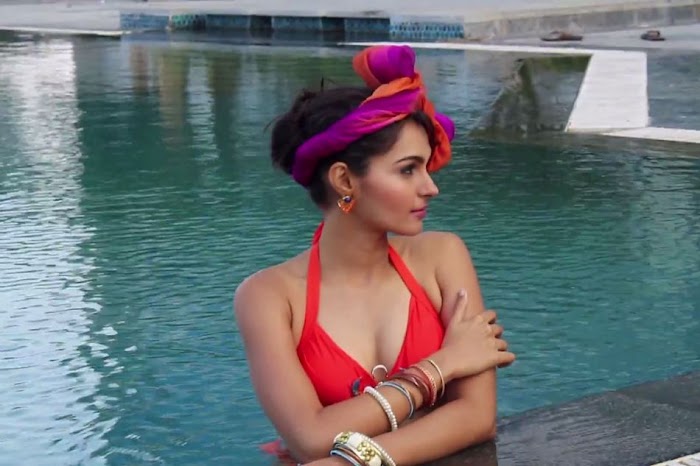 Andrea Jeremiah Hot Navel Images and Sexy Cleavage Photos will make you erect