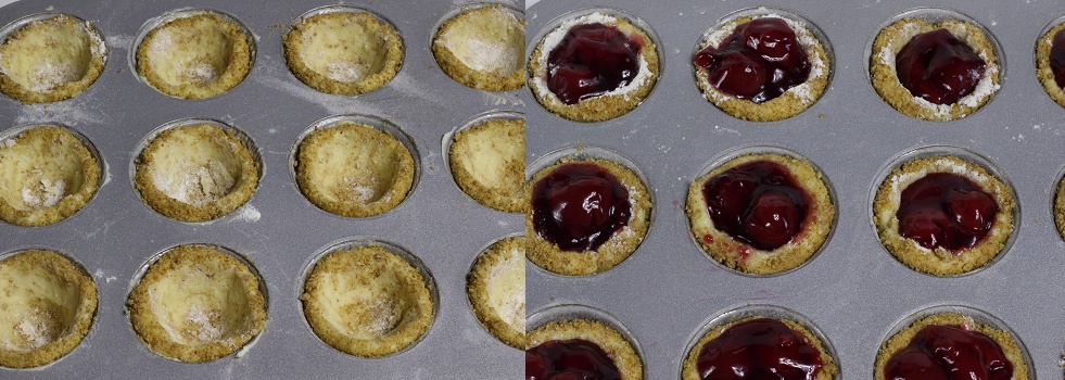 Cherry Cheesecake Cookie Cups Anleitung 2