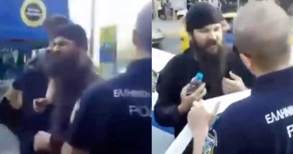 Συνέλαβαν τον πατέρα Κλεομένη επειδή διαμαρτυρήθηκε για το Athens Pride Συνέλαβαν τον πατέρα Κλεομένη επειδή διαμαρτυρήθηκε για το Athens Pride