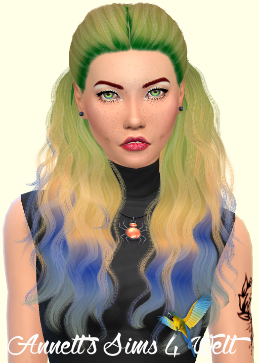 Sims 4 CC's - The Best: Hair Recolors - Cazy's Hannah