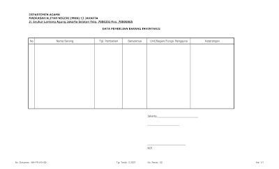 Download Format Surat Tugas Pengadaan Barang