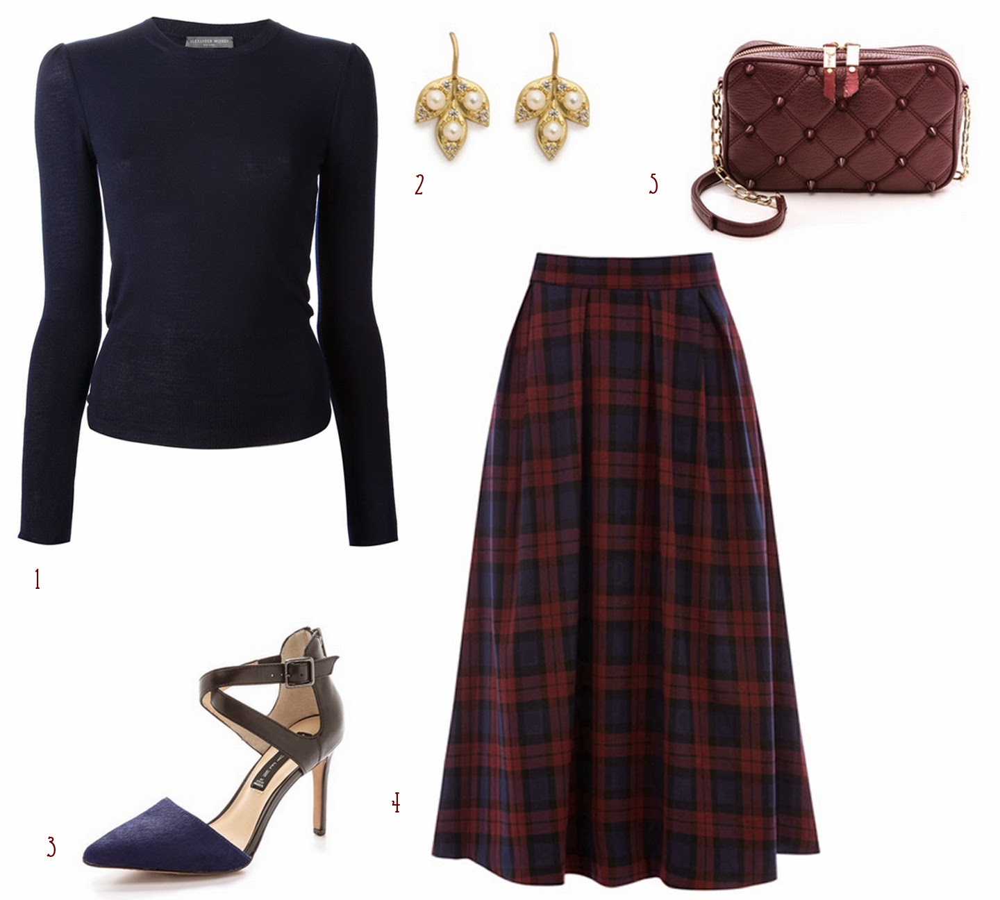 My Never Ending Daydream: Midi Skirt and Sweater