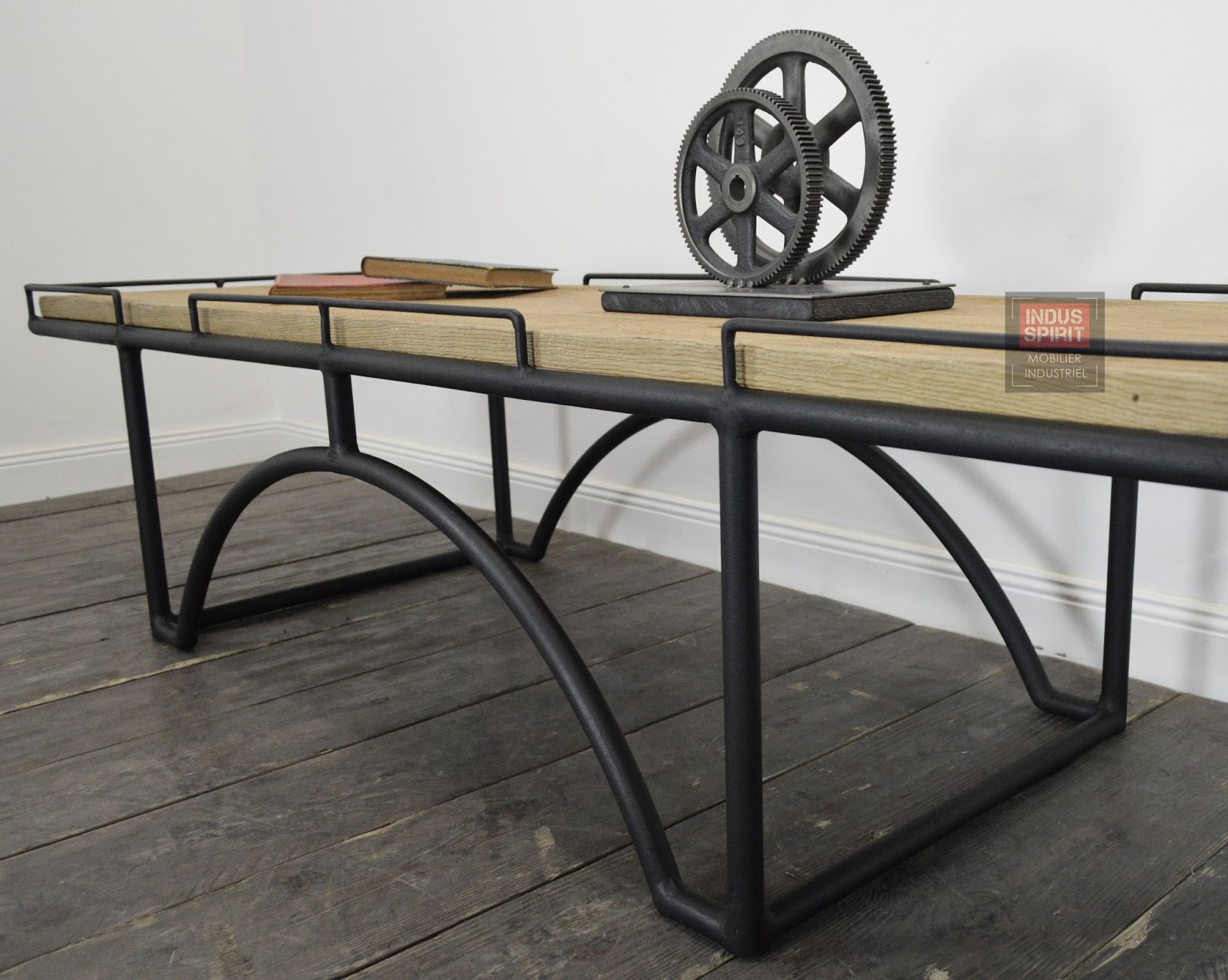 Table basse design industriel bois et métal -> Table Basse Metalique Et Bois Table basse design industriel bois et métal -> Table Basse Metalique Et Bois