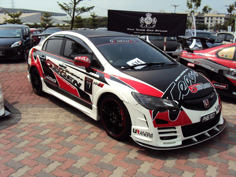 Honda Civic винил дрифт