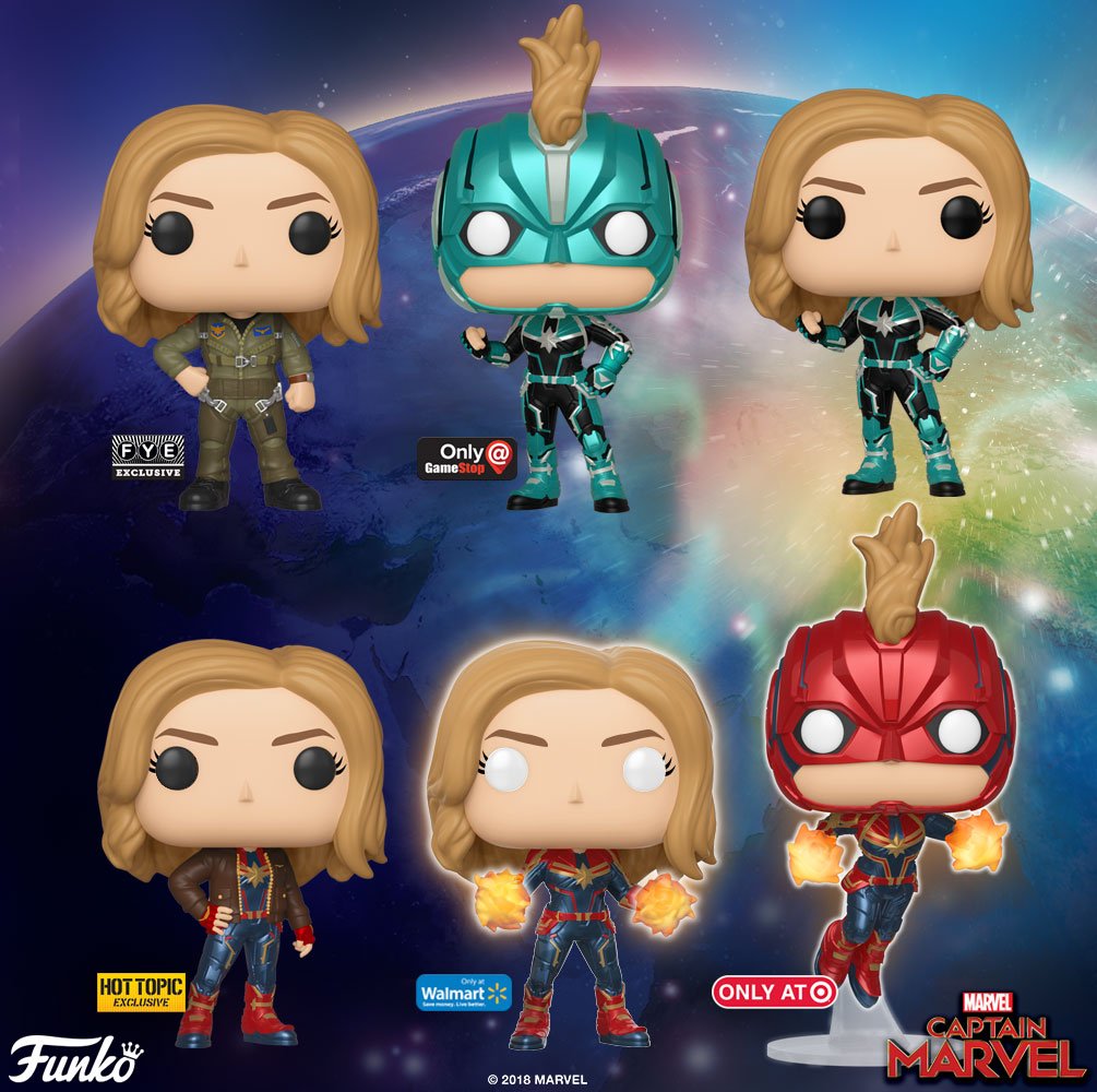 marvel gold pop vinyl