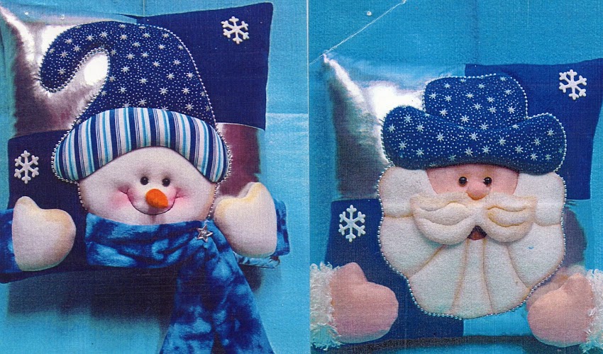 Almofada de Natal com Moldes