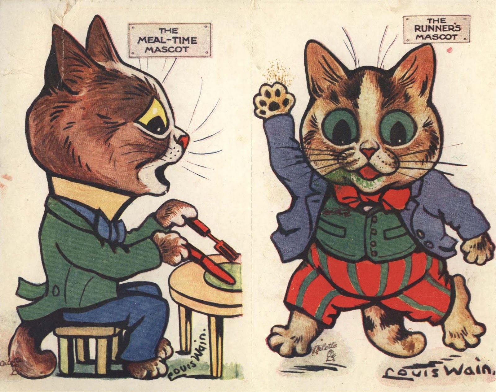Father Tuck's Post Card Painting Book, Louis Wain