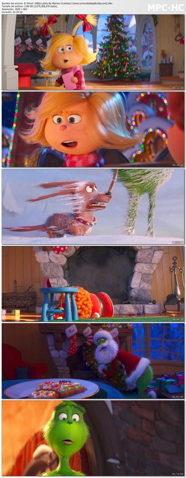 Capturas de la película.