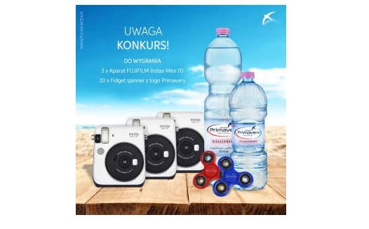 Wygraj aparat FUJIFILM Instax Mini 70 Konkurs