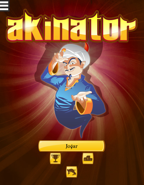 Jogo Akinator online. Jogar gratis