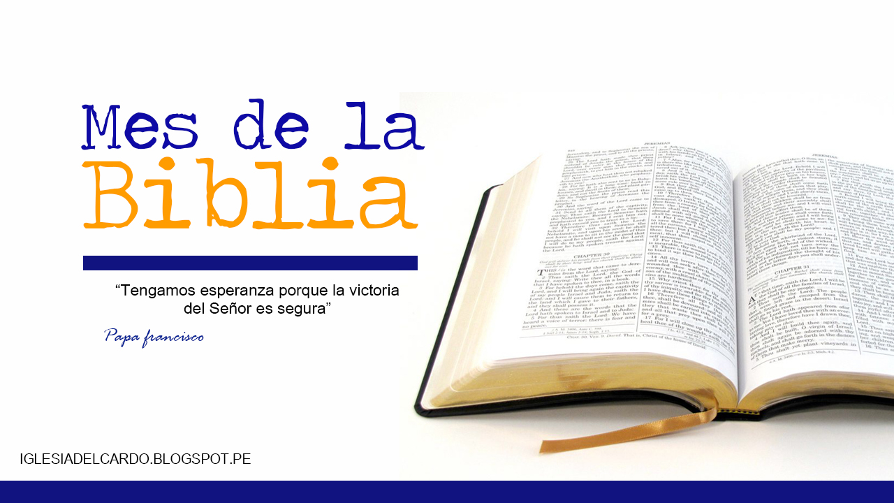 Iglesia del Cardo Septiembre Mes de la Biblia