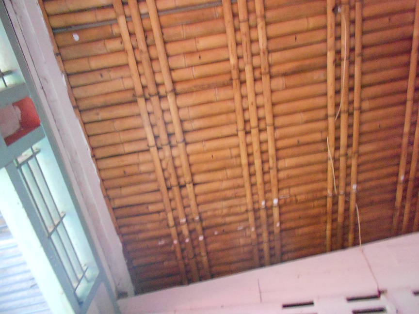 Izzurau Kayu Contoh Elemen  Desain  Rumah Plafon Bambu di 