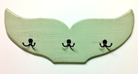 Whale Tale Wall Rack