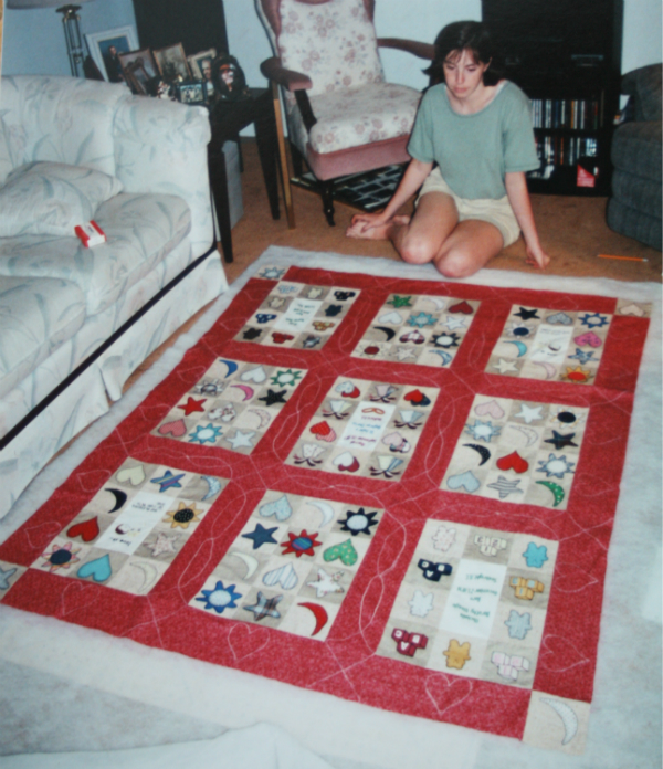 My first quilt | DevotedQuilter.blogspot.com