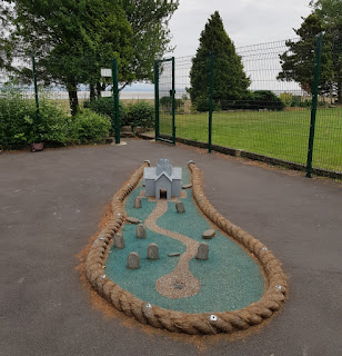 The Crazy Golf course at Promenade Park in Grange-over-Sands The Crazy Golf course at Promenade Park in Grange-over-Sands