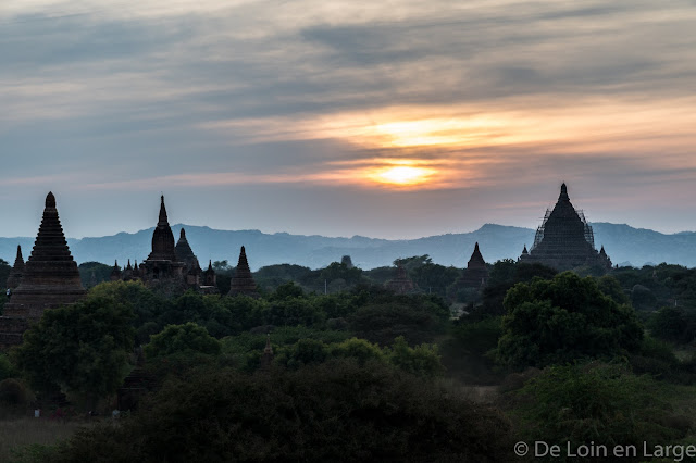 Vue de Shwe-San-Daw Pagoda - Bagan - Myanmar - Birmanie