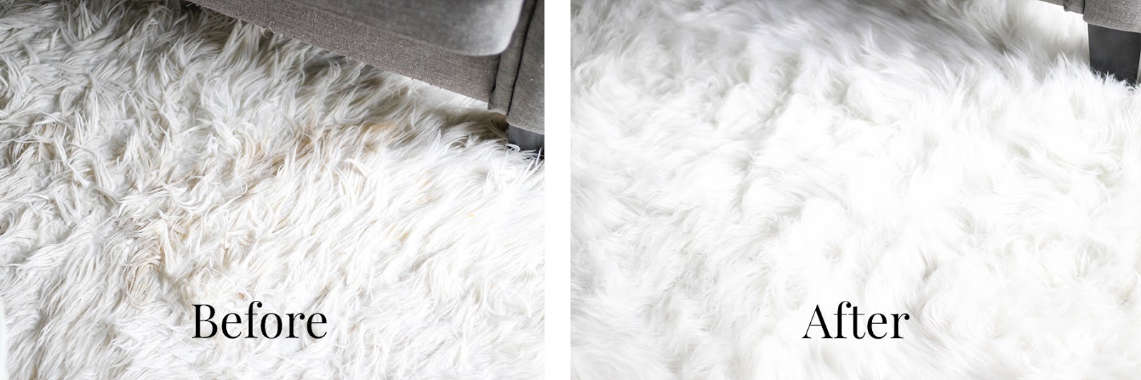 White Faux Fur Closet Rug Design Ideas