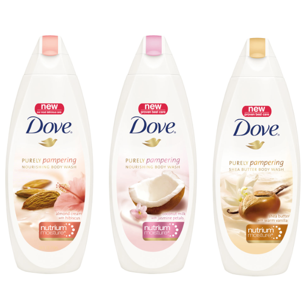 new dove body love body wash