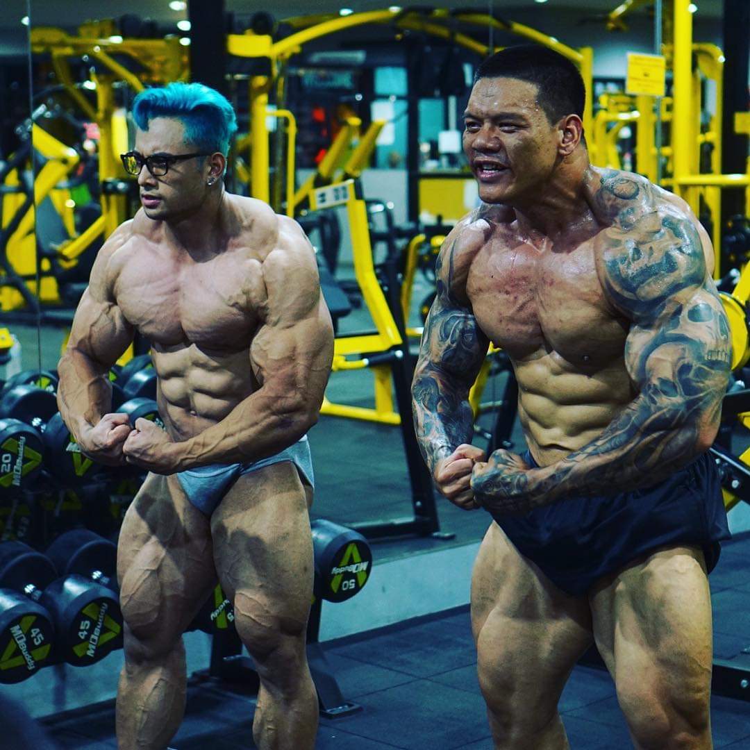 AMP asia muscle picture Arm Apichai (27) , Day Kittisak (38)