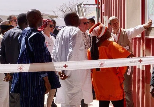 Prince Albert II and Princess Charlene opened Loumbila Vocational Education Center in Oubritenga. Burkina Faso Red Cross and Principality of Monaco