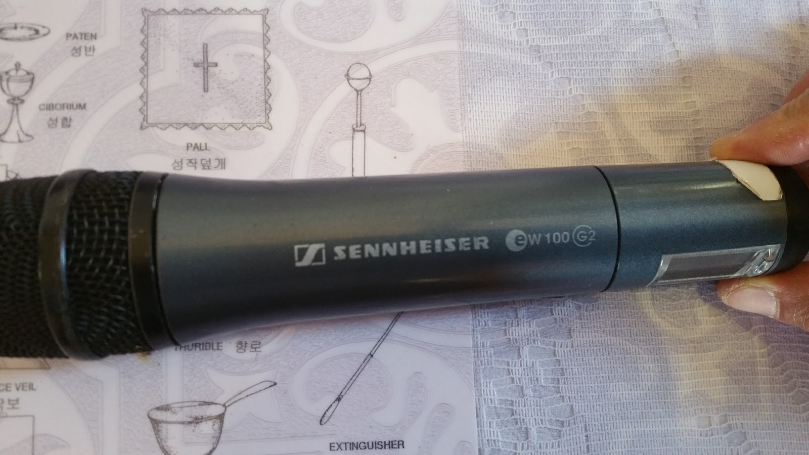 Sennheiser 젠하이저 무선 마이크 SKM 100835 G3 Cardioid Dynamic Handheld Transmitter A (516558 MHz)