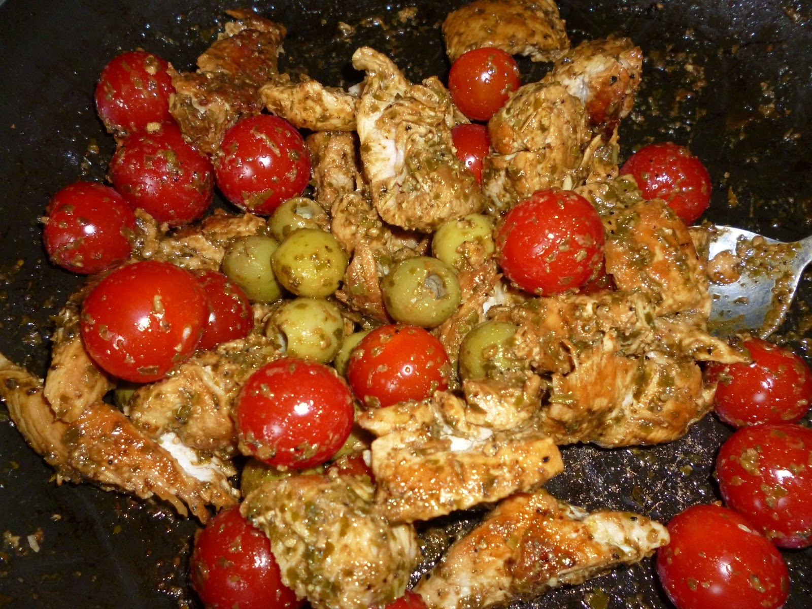 Madhouse Family Reviews Madhouse recipe Pesto Chicken with Olives