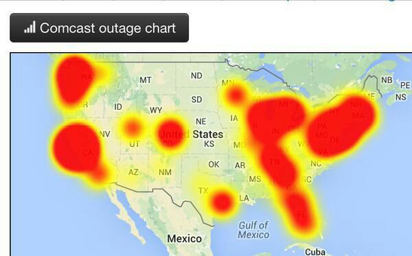 Comcast Outage Chart