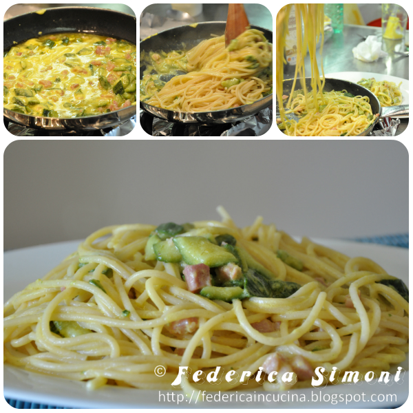 Spaghettoni alla carbonara di uova sode