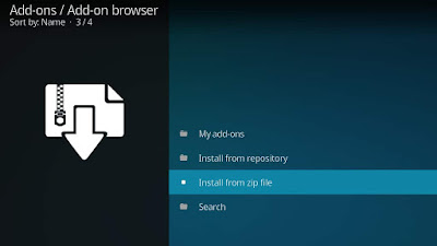 click the Install the Zip file click the Install the Zip file