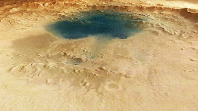 Le "lagune blu" di Marte non sono altro che depositi di polvere vulcanica trasportata dal vento