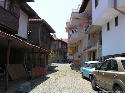 Жилые дома в старом городе, Несебр, Болгария
